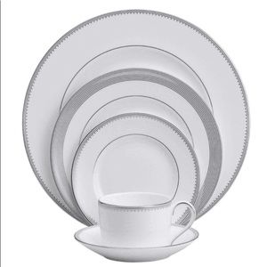 Three sets- Vera Wang Grosgrain China (Silver).